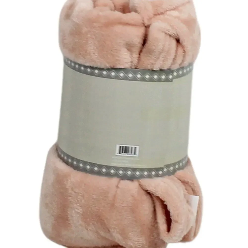 Stylish Home Velvet Throw Plush Lightweight Throw 50